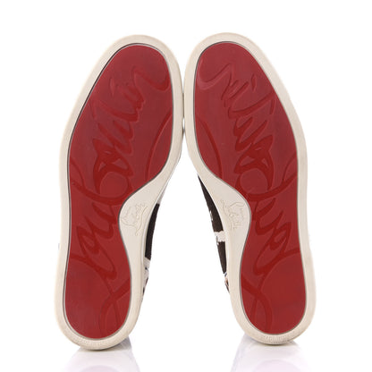 Christian Louboutin Calf Hair Animal Print Rantus Orlato Flat Sneakers 38 Multicolor 7 of 11