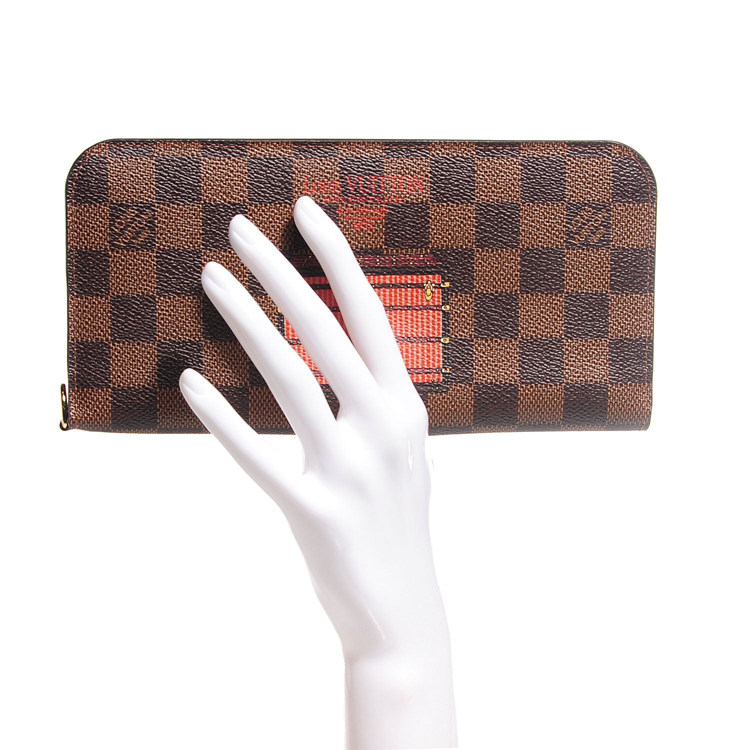 Louis Vuitton Damier Ebene Insolite Trunks and Lock Wallet 2 of 8