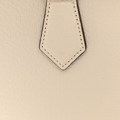 Gucci Textured Dollar Calfskin Web Small Diana Tote Bag Mystic White 13 of 14