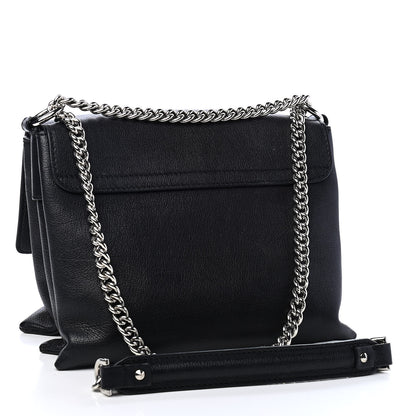 Alexander McQueen Grained Calfskin Twin Skull Crossbody Black 2 of 9