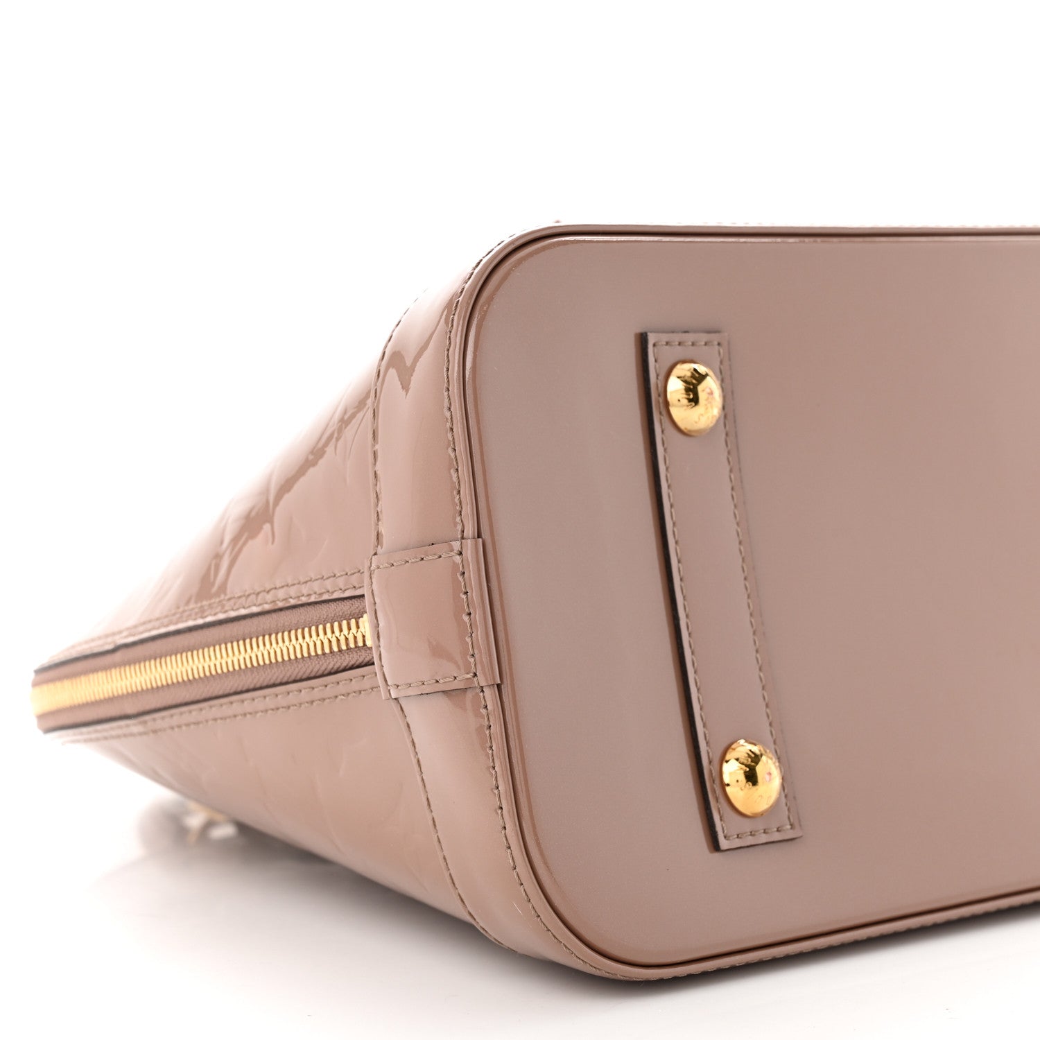 Louis Vuitton Vernis Alma PM Taupe Glace 9 of 10