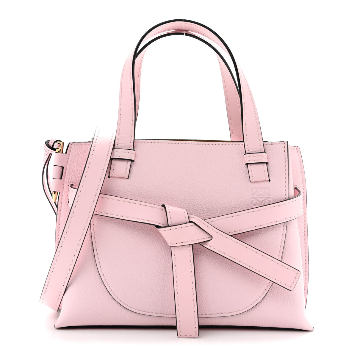 Calfskin Mini Gate Tote Icy Pink