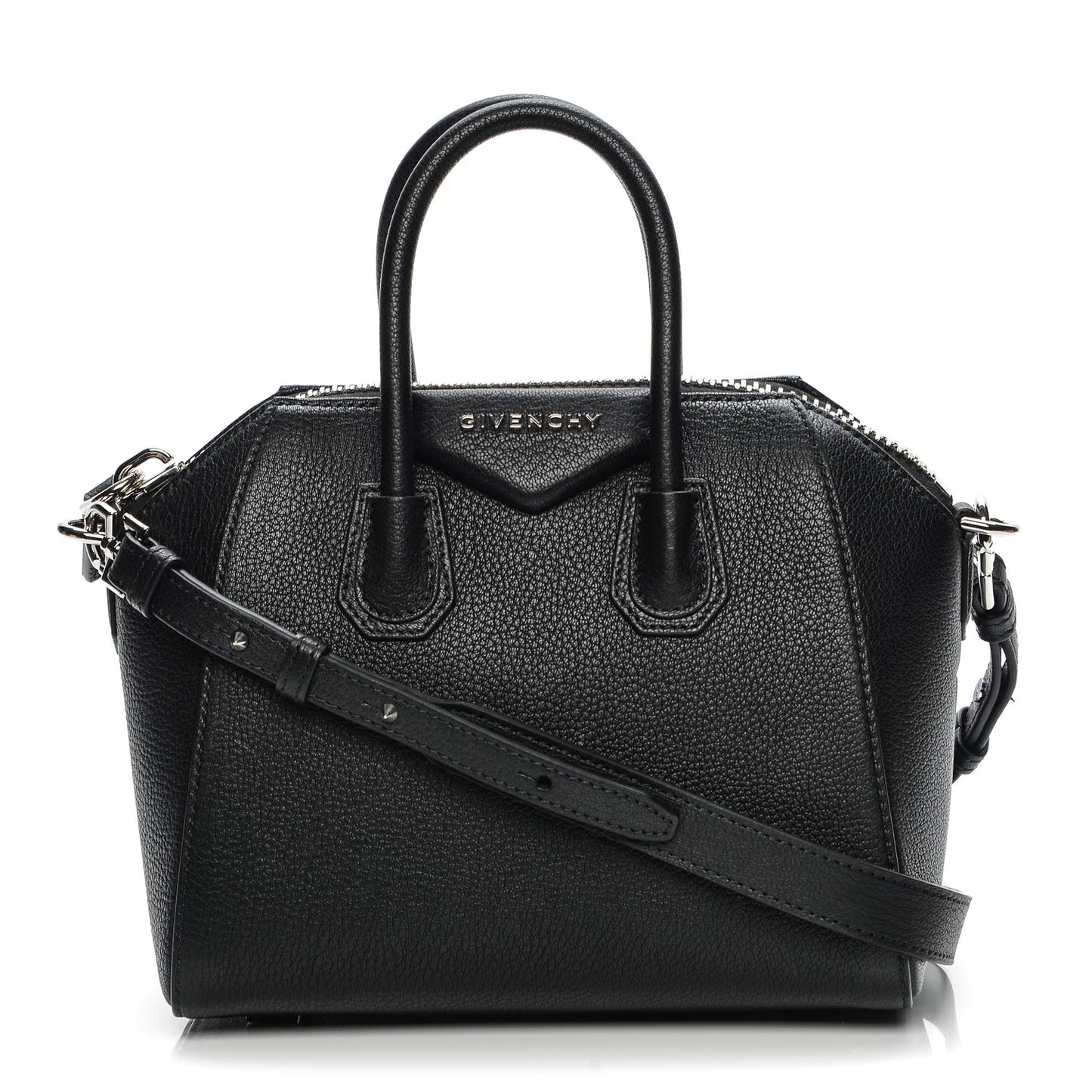 Sugar Goatskin Mini Antigona Black