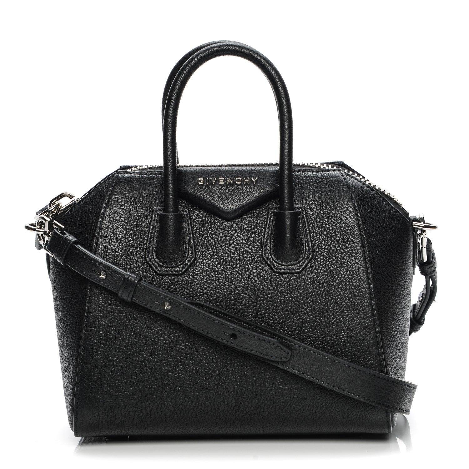 Givenchy Sugar Goatskin Mini Antigona Black 1 of 7