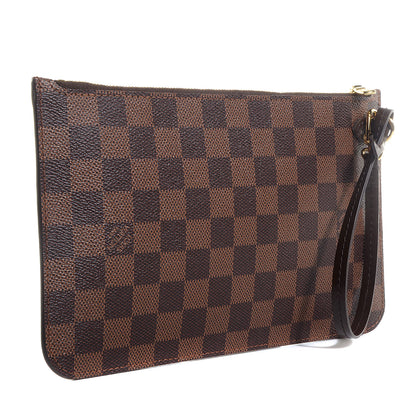 Louis Vuitton Damier Ebene Neverfull MM GM Pochette 3 of 8