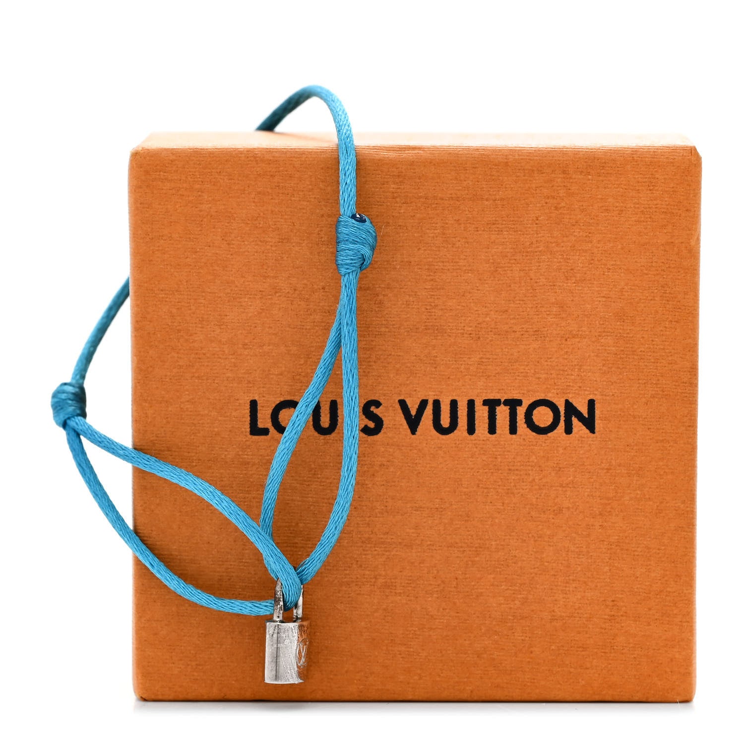 Louis Vuitton X UNICEF Sterling Silver Lockit Bracelet Blue 5 of 5