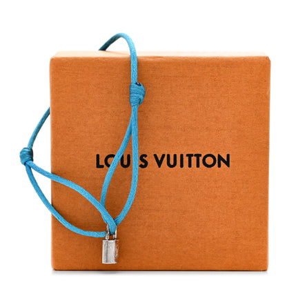 Louis Vuitton X UNICEF Sterling Silver Lockit Bracelet Blue 5 of 5