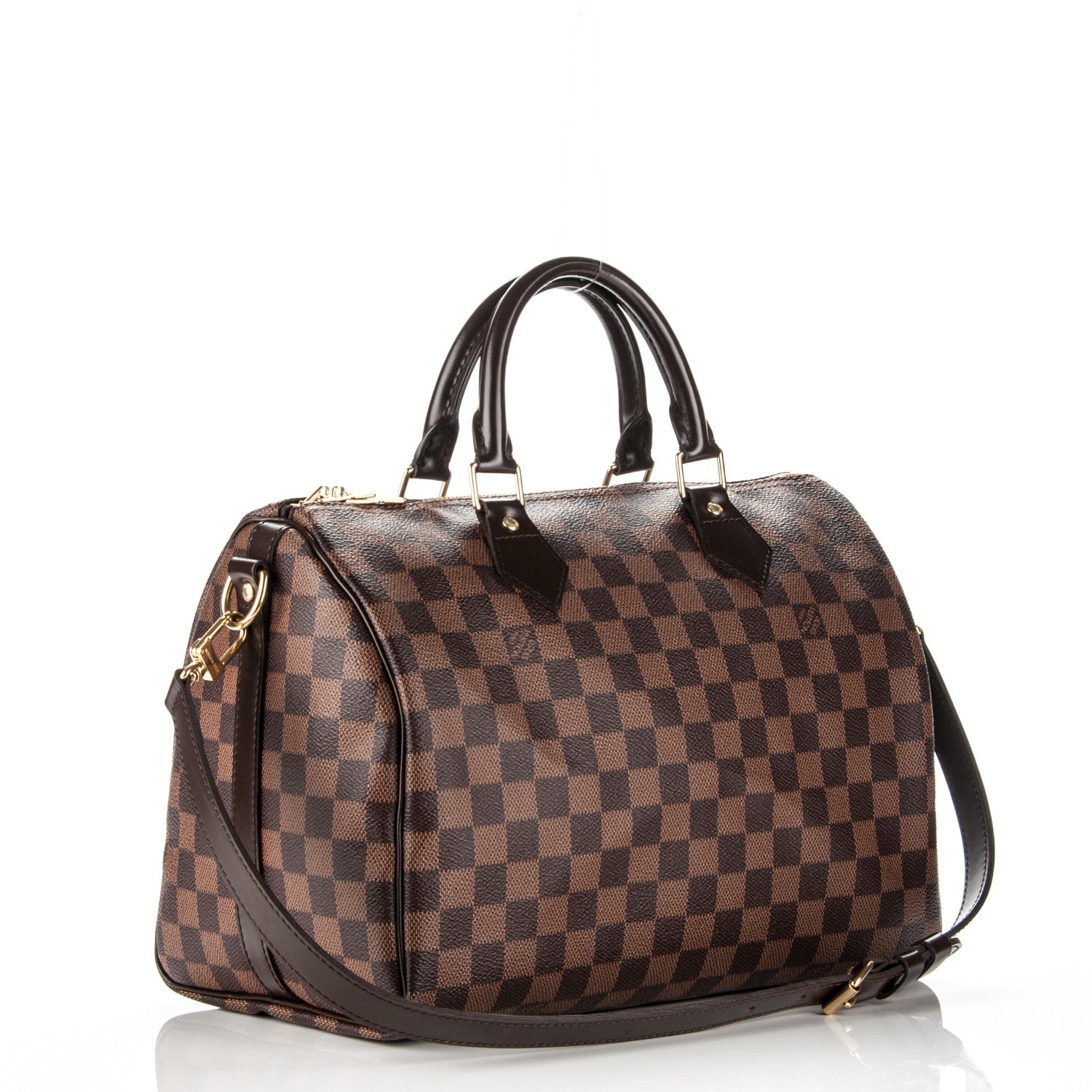 Louis Vuitton Damier Ebene Speedy Bandouliere 30 3 of 7