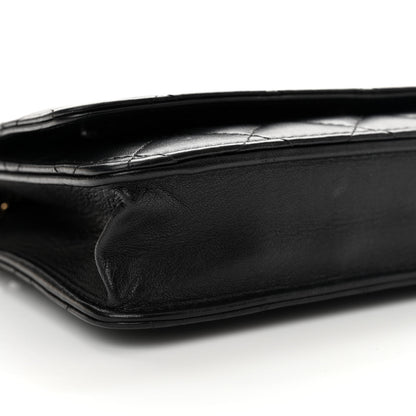 Chanel Lambskin Quilted Wallet On Chain WOC Black 10 of 19