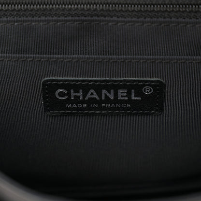 Chanel Lambskin Chevron Medium Leo Lion Flap Black 6 of 10