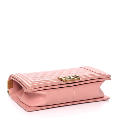 Chanel Caviar Quilted Medium Boy Flap Pink 3 of 13