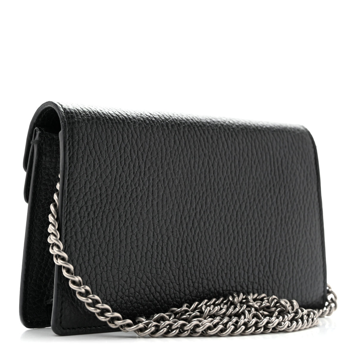 Gucci Calfskin Super Mini Dionysus Shoulder Bag Black 2 of 11