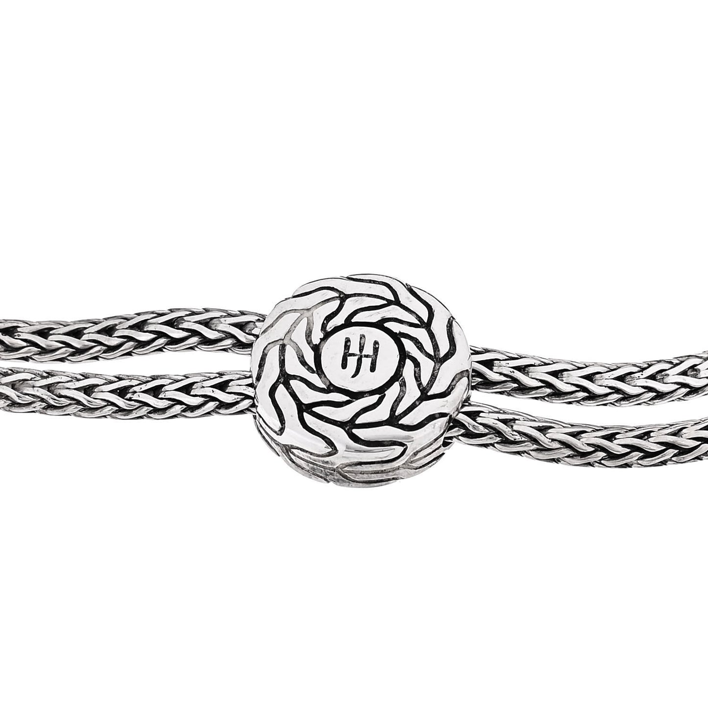 Sterling Silver Emerald Classic Chain Pull Through Station Bracelet