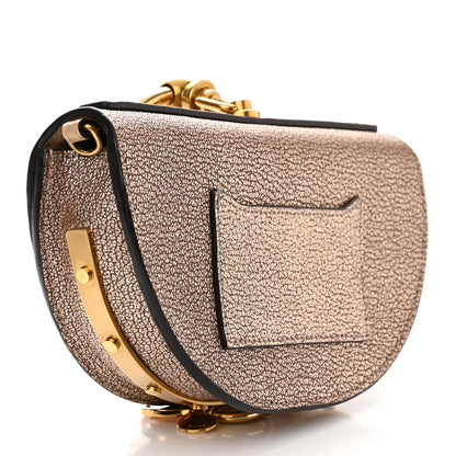 Chloe Metallic Calfskin Small Nile Bracelet Minaudiere Bag Gold 4 of 11