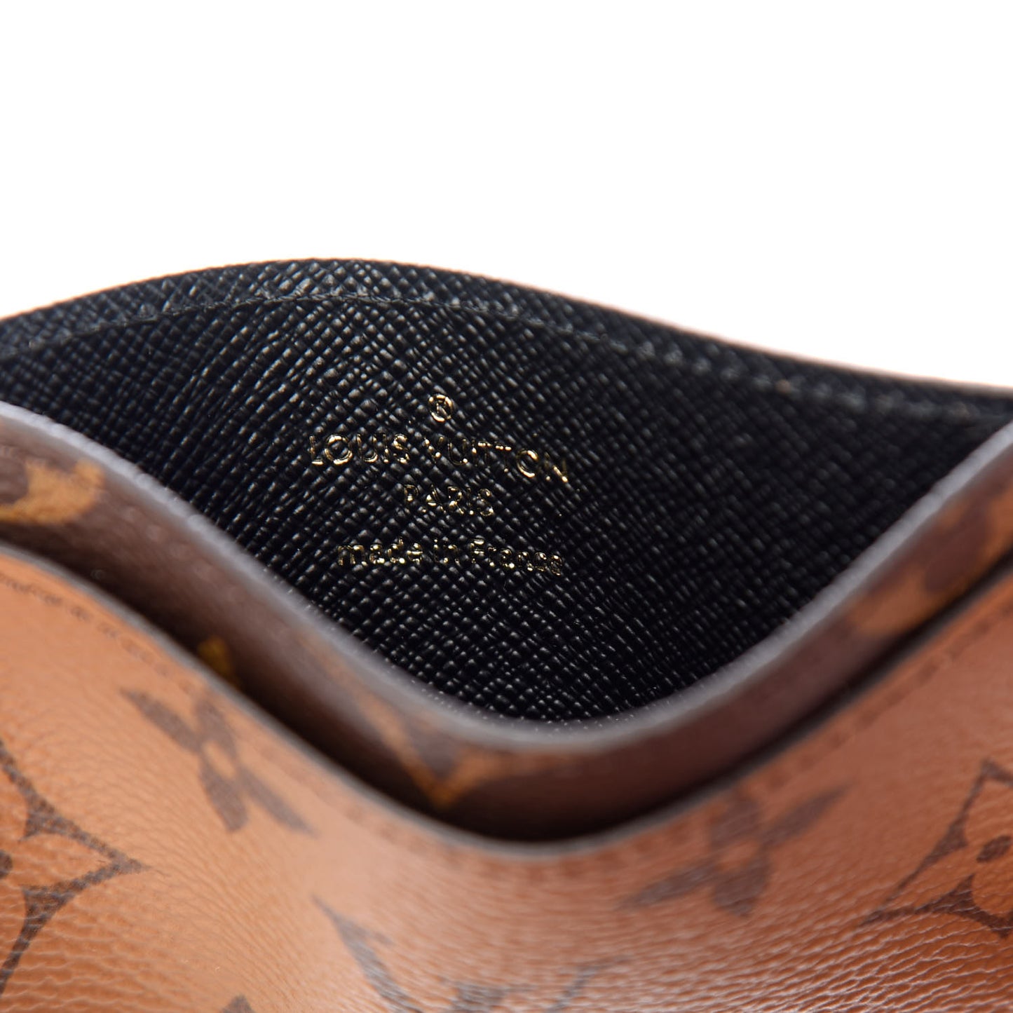 Reverse Monogram Card Holder