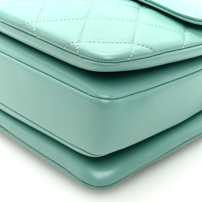 Chanel Lambskin Quilted Medium Trendy CC Flap Dual Handle Bag Light Green 10 of 10