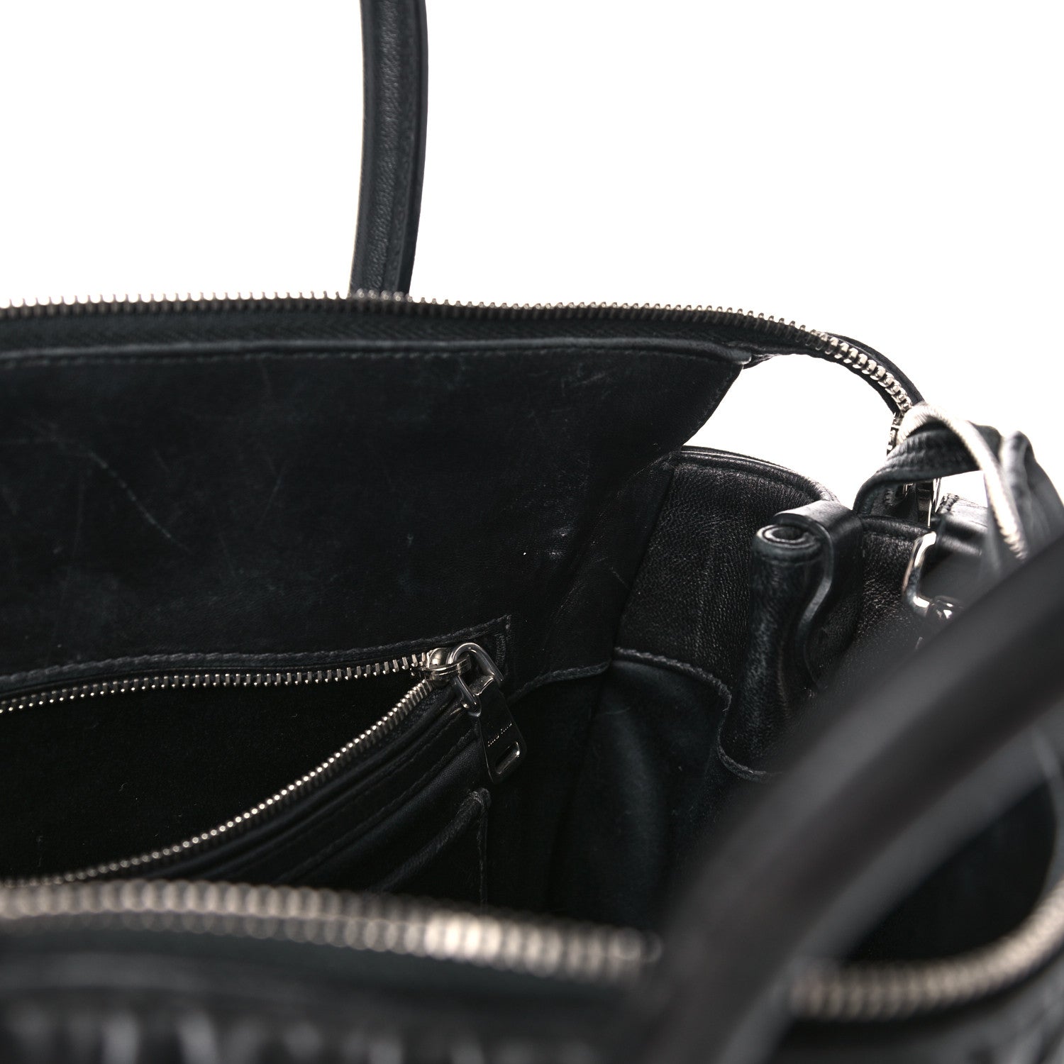Miu Miu Nappa Matelasse Tote Black 13 of 23