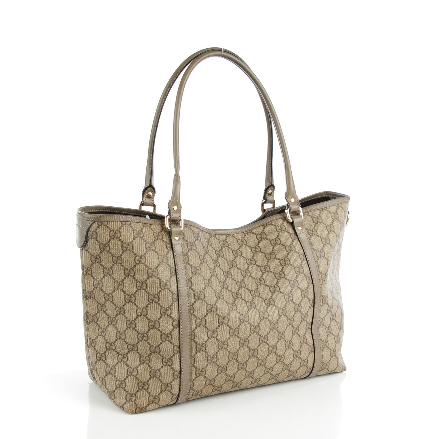 GG Plus Monogram Medium Joy Tote Grey