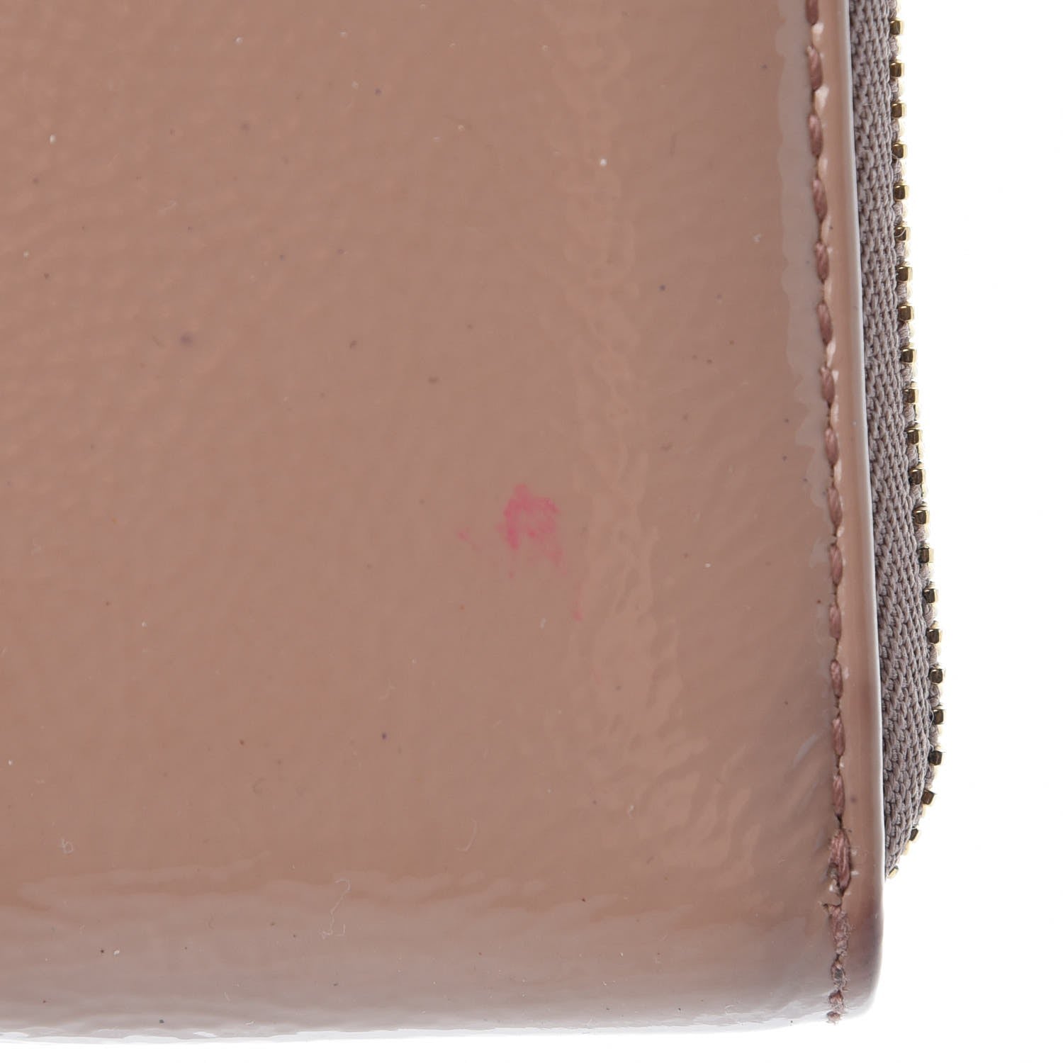 Gucci Patent Soho Zip Around Wallet Dark Cipria 13 of 17