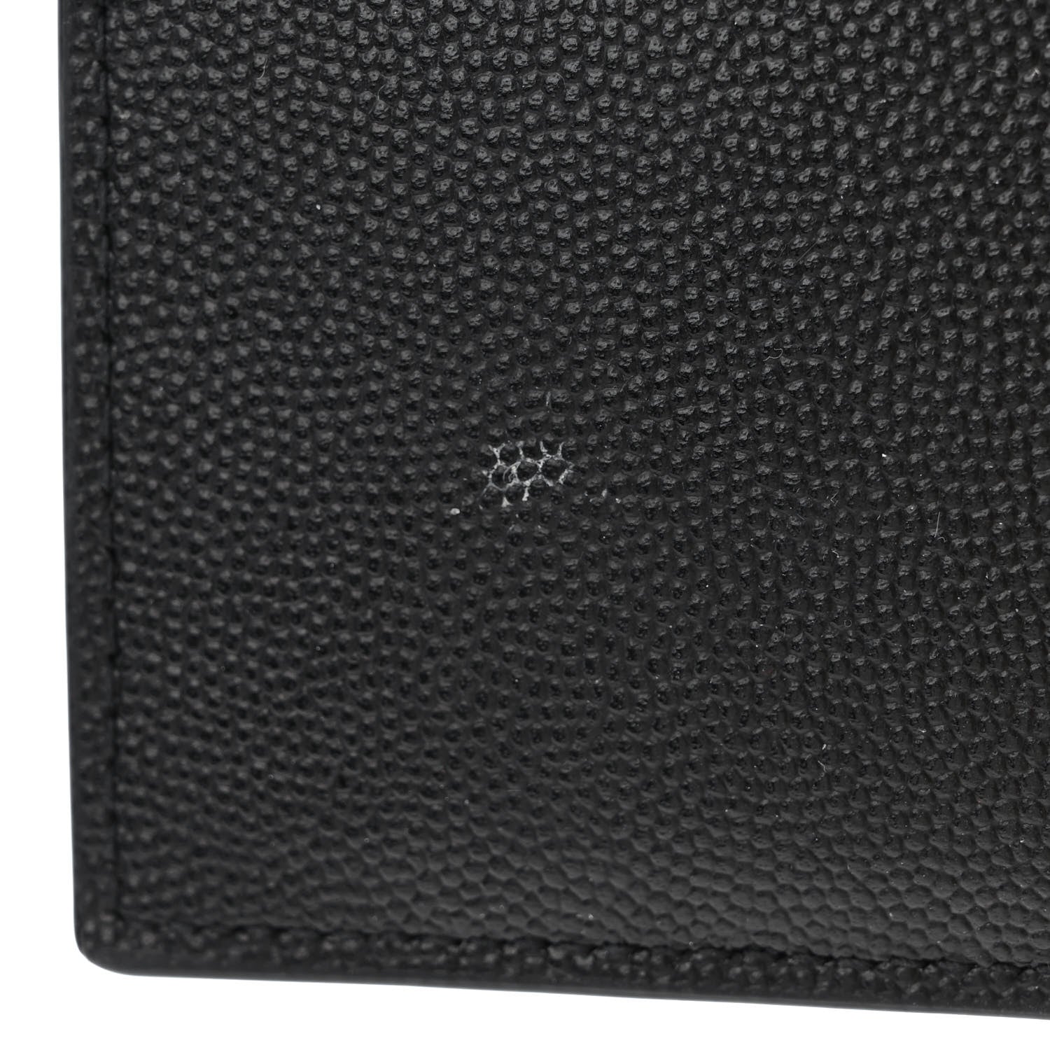 Saint Laurent Grain de Poudre Uptown Chain Wallet Black 13 of 14