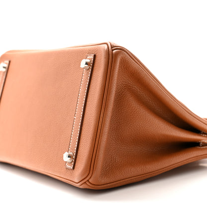 Hermes Natural Barenia Faubourg Birkin 30 Fauve 9 of 12