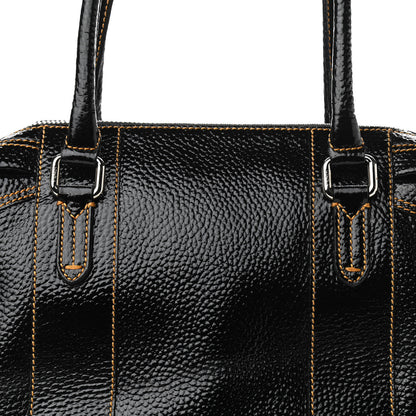Fendi Grained Calfskin Large B Mix Tote Black 8 of 10