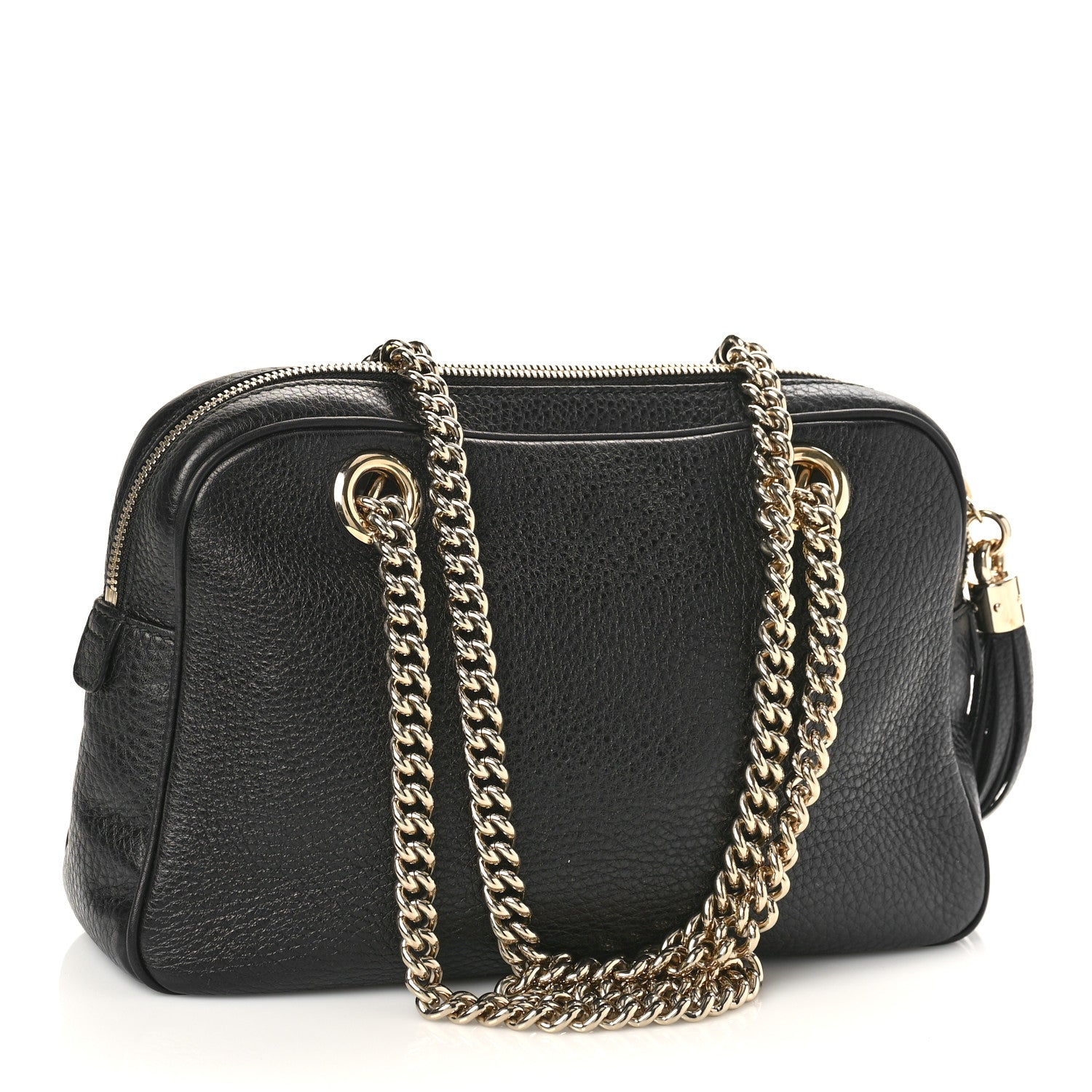 Gucci Pebbled Calfskin Small Soho Bowler Black 3 of 9