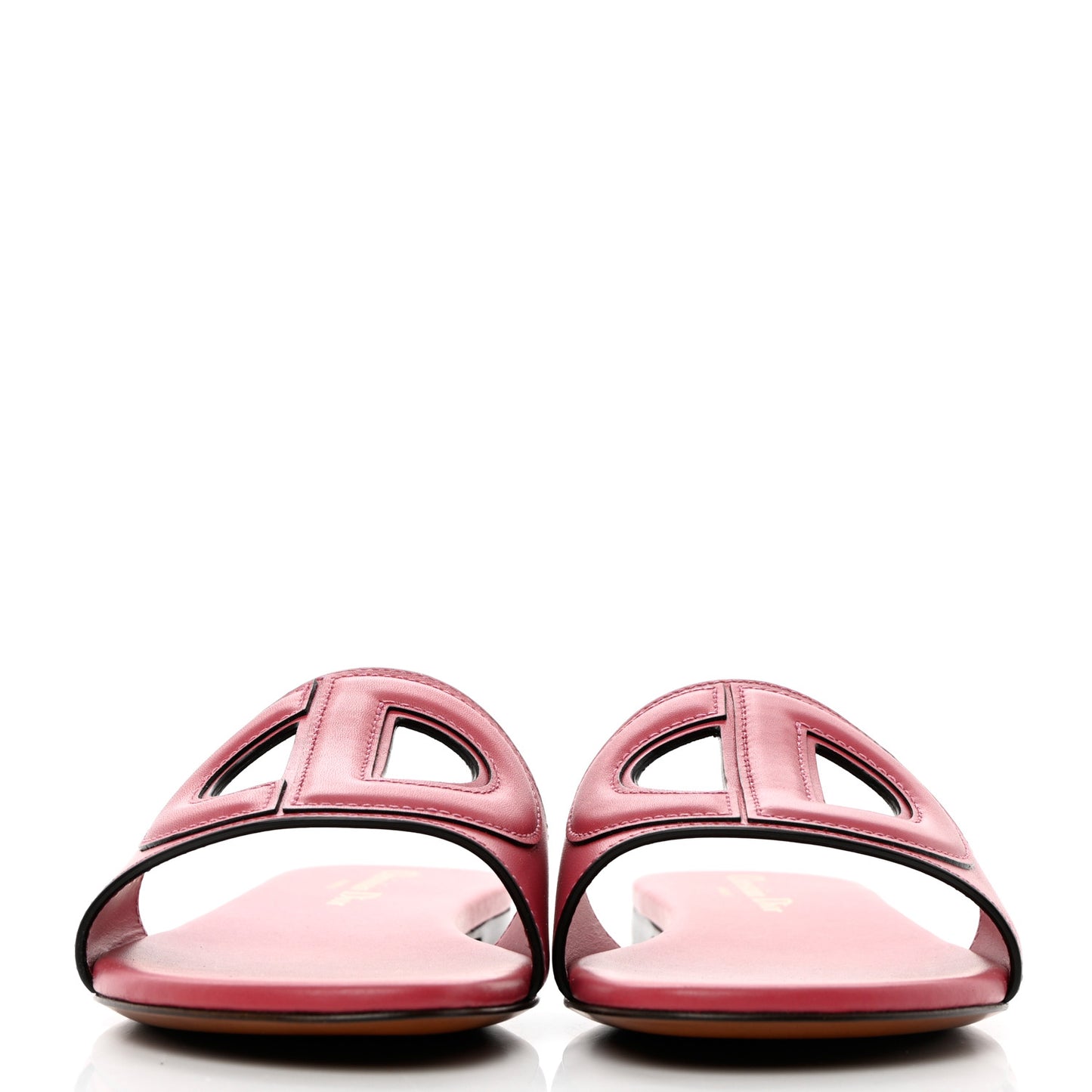 Calfskin D-Club Mule Sandal 36.5 Strawberry