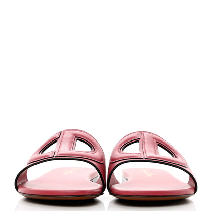 Christian Dior Calfskin D-Club Mule Sandal 36.5 Strawberry 2 of 8