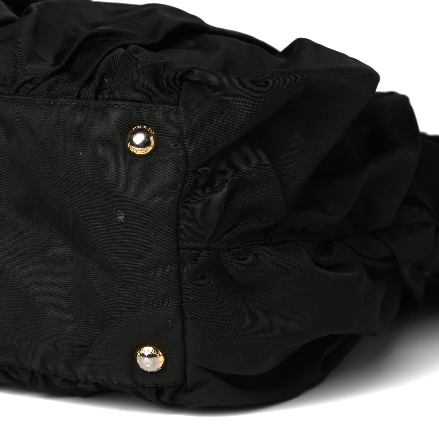 Tessuto Nylon Origami Pleated Tote Black