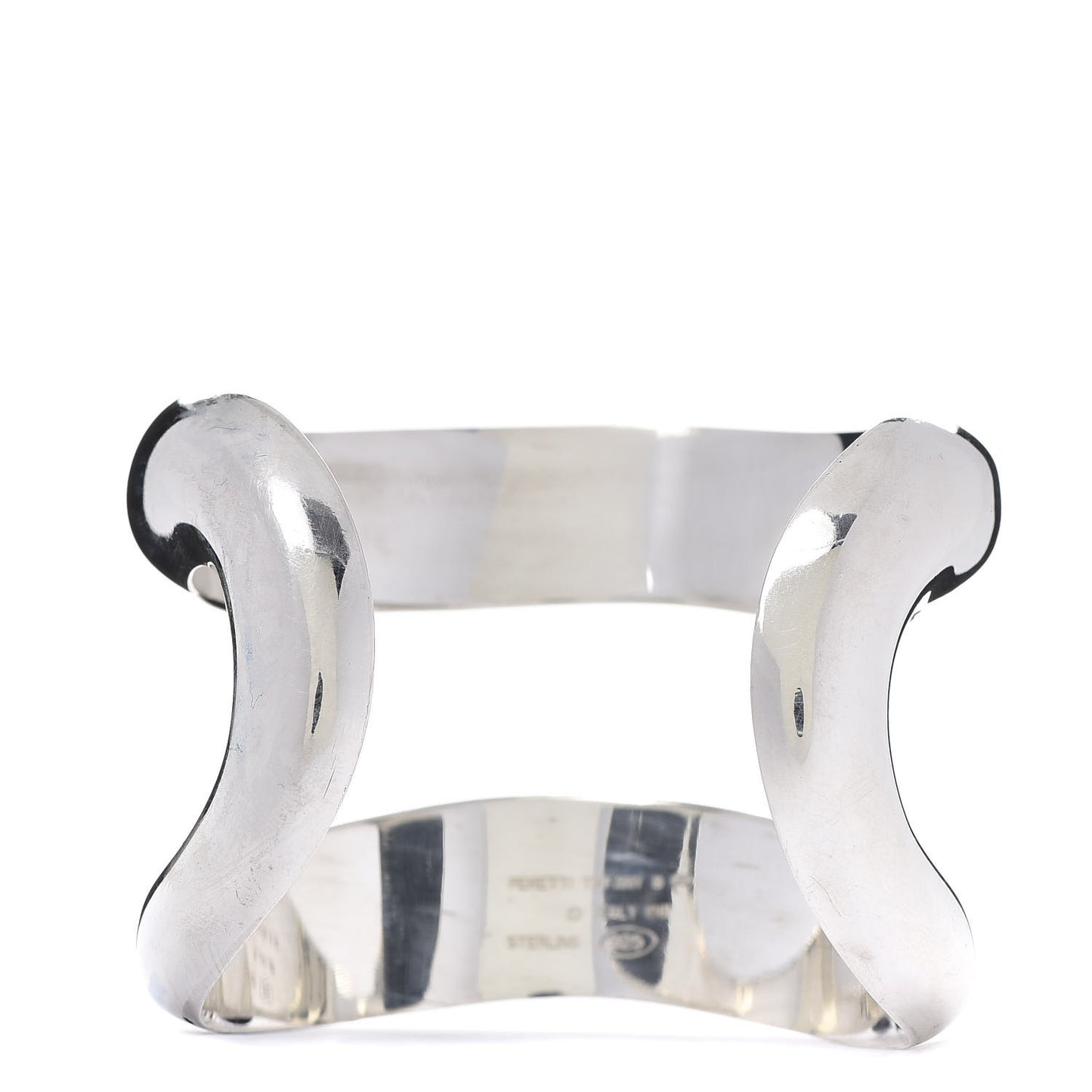 Sterling Silver Elsa Peretti Open Center Cuff Bracelet