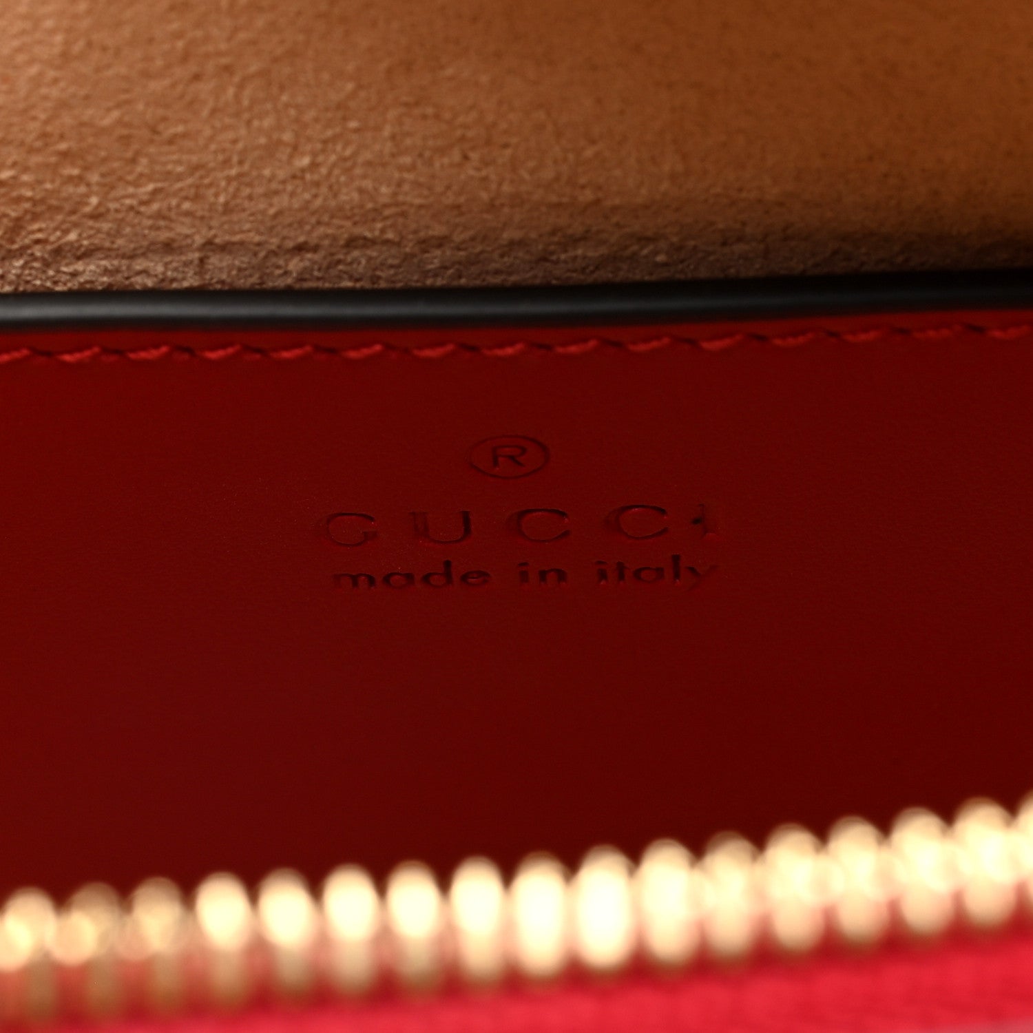 Gucci Calfskin Matelasse Diagonal Mini Interlocking G Heart Shoulder Bag Hibiscus Red 6 of 8