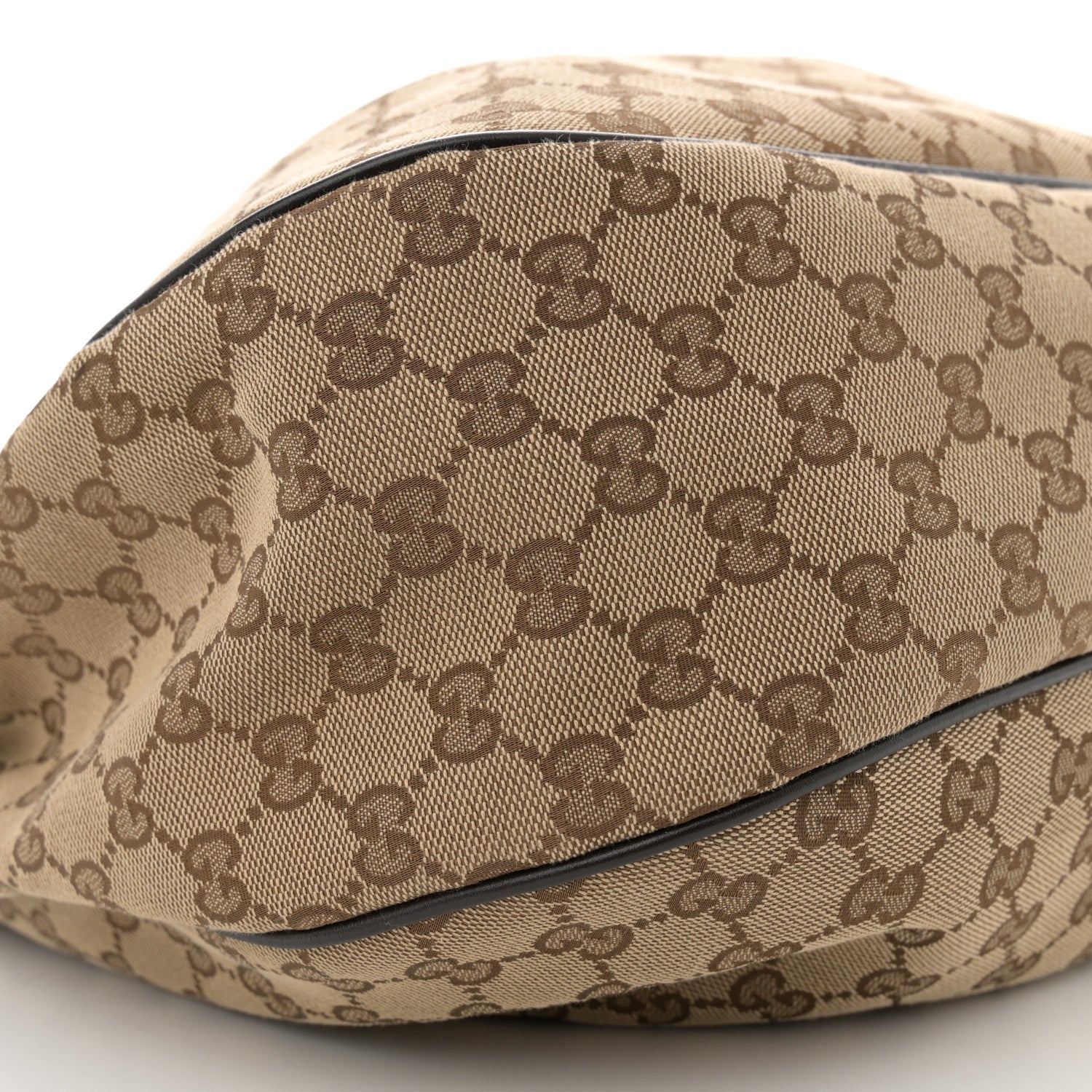 Gucci Monogram Medium Sukey Hobo Dark Brown 9 of 11