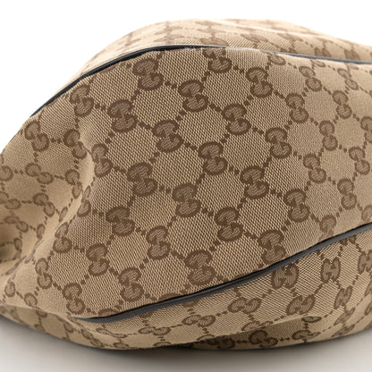 Gucci Monogram Medium Sukey Hobo Dark Brown 9 of 11