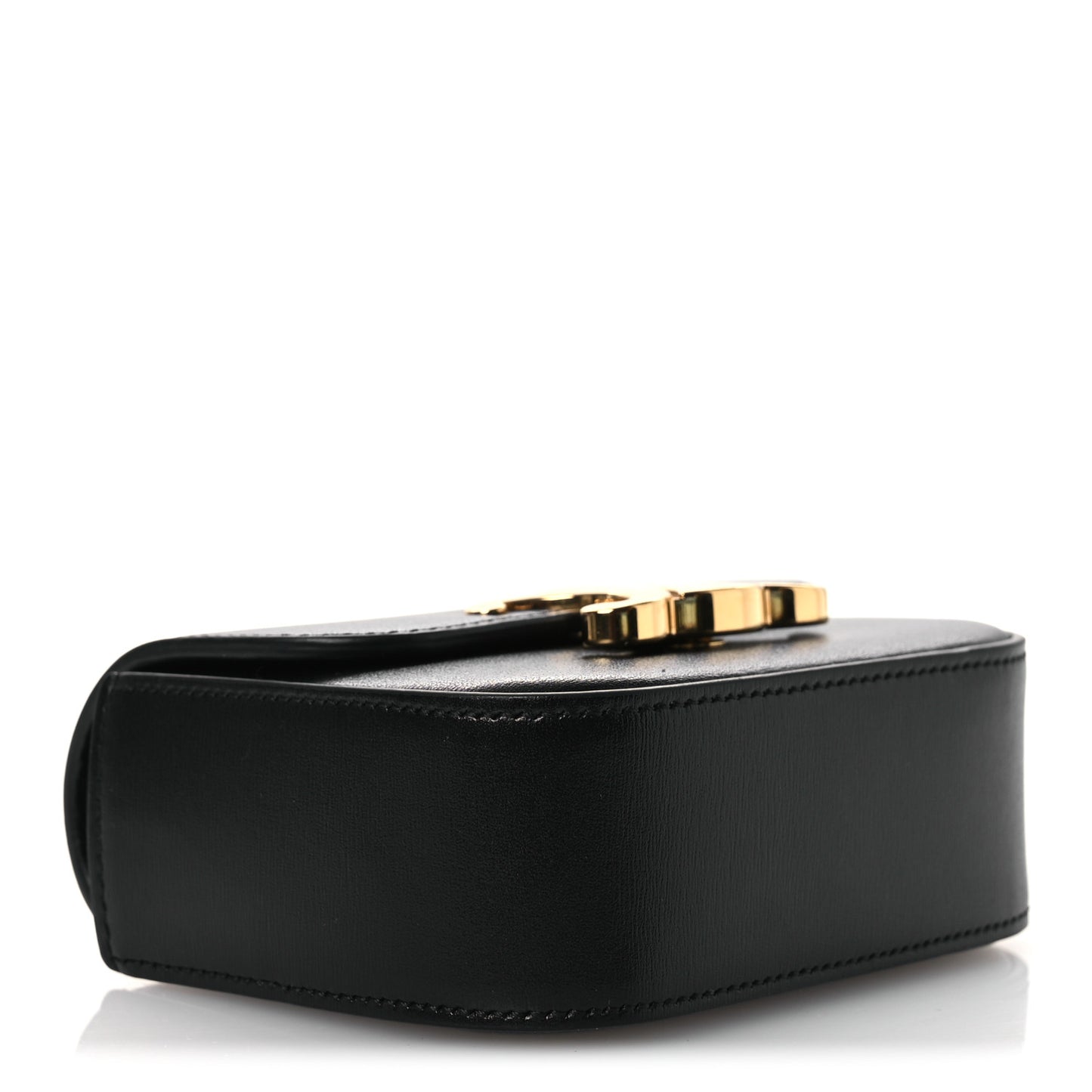 Shiny Calfskin Mini Triomphe Black