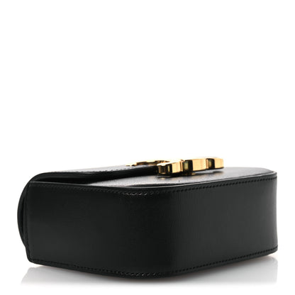 Celine Shiny Calfskin Mini Triomphe Black 4 of 11