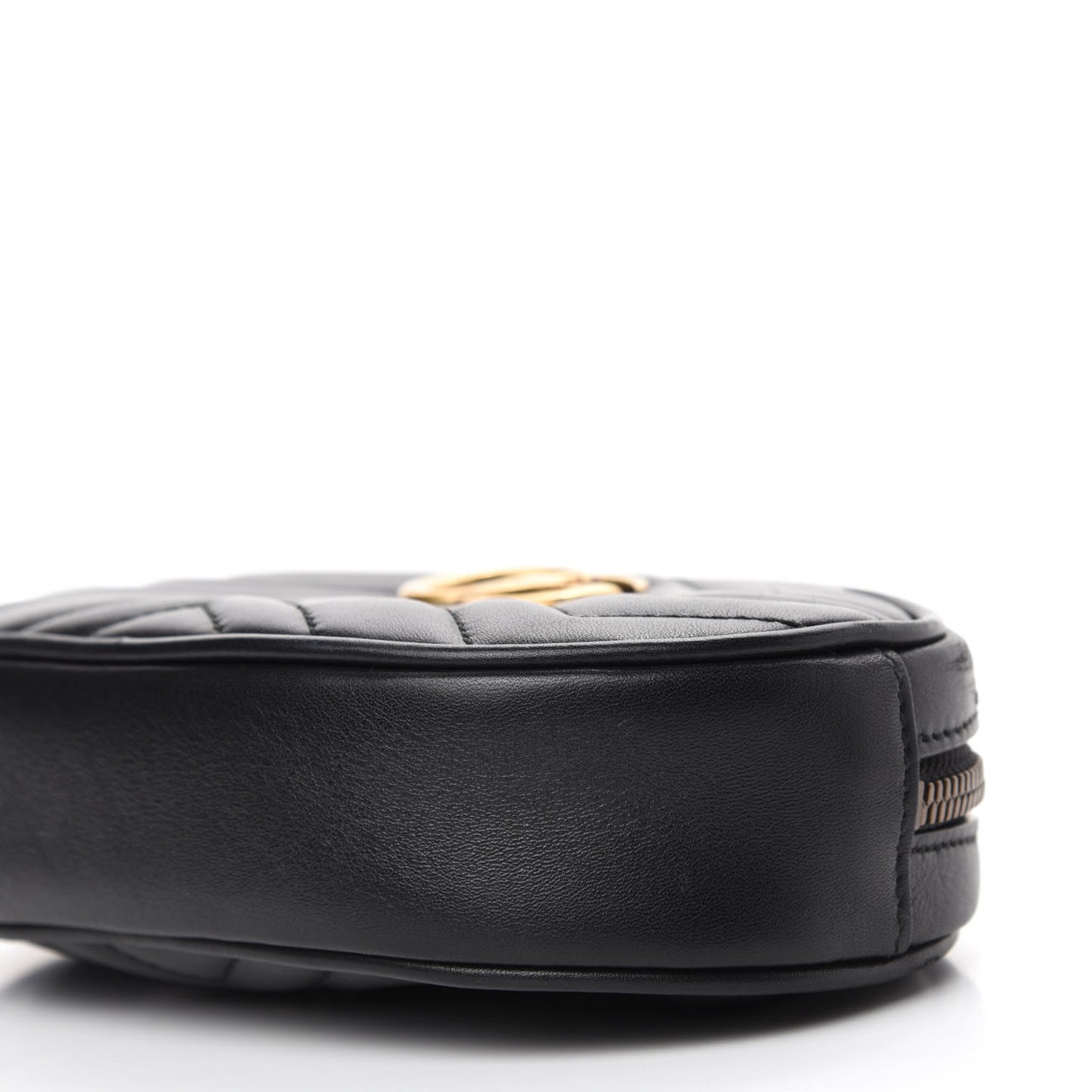 Calfskin Matelasse GG Marmont Belt Bag 75 30 Black
