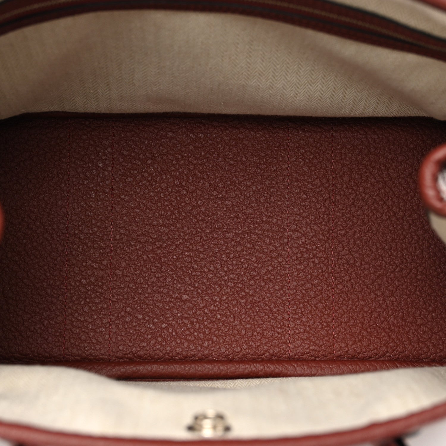 Hermes Vache Country Garden Party 30 TPM Rouge H 6 of 10