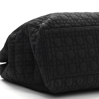Christian Dior Nylon Cannage Large Lady Dior Black 10 of 11