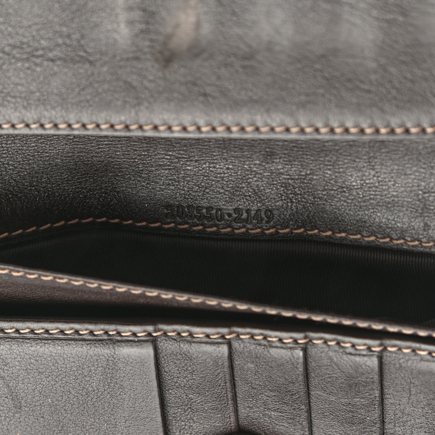 Gucci Monogram Heart Continental Wallet Dark Brown 6 of 14