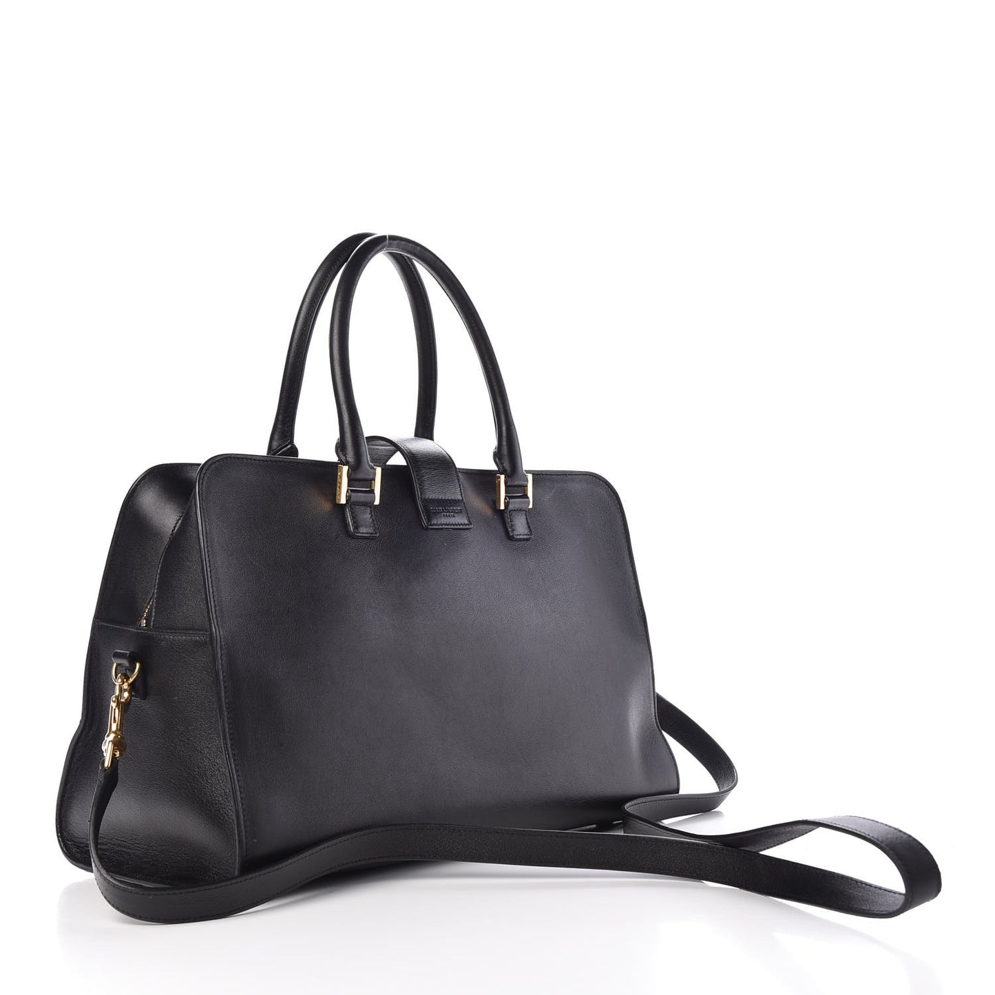 Smooth Calfskin Medium Monogram Cabas Black
