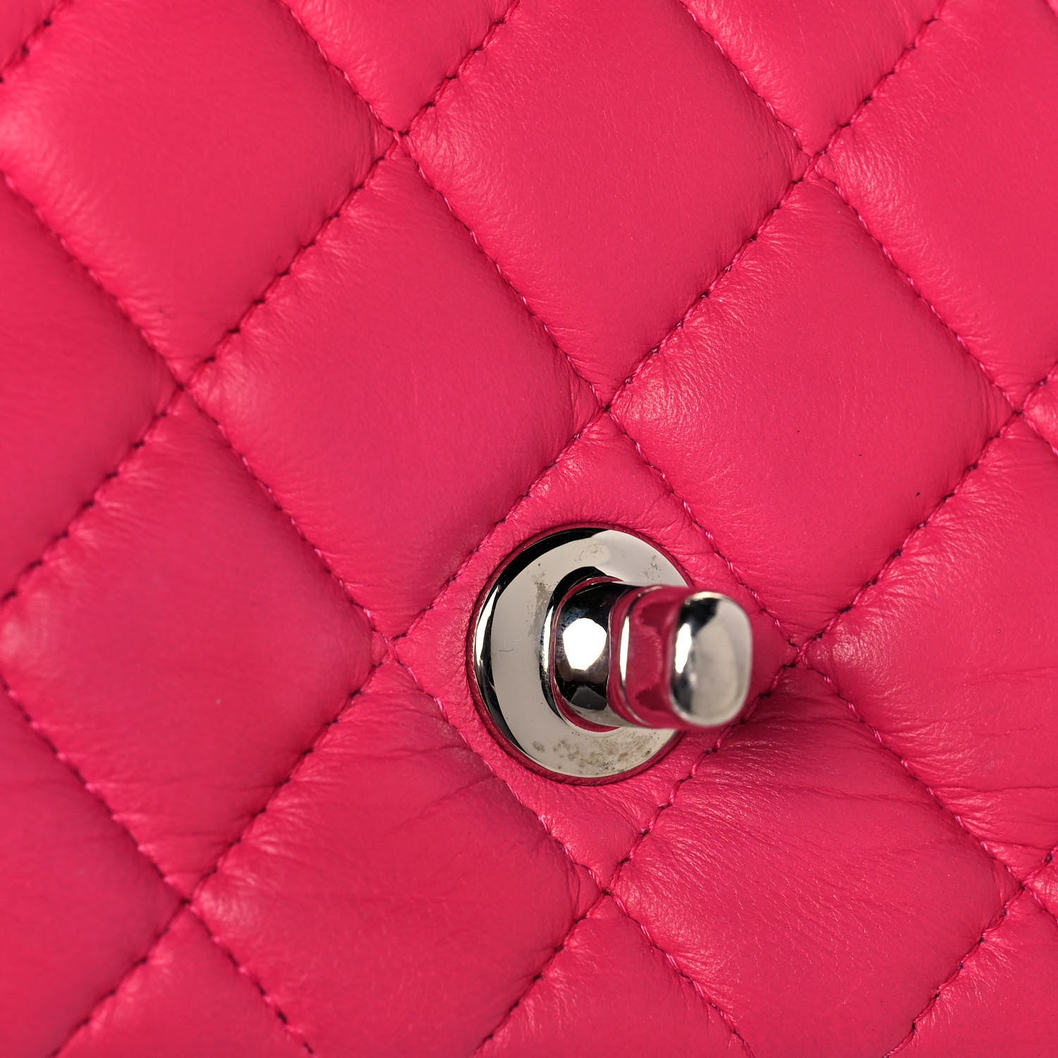 Chanel Lambskin Quilted Extra Mini Rectangular Flap Pink 15 of 18