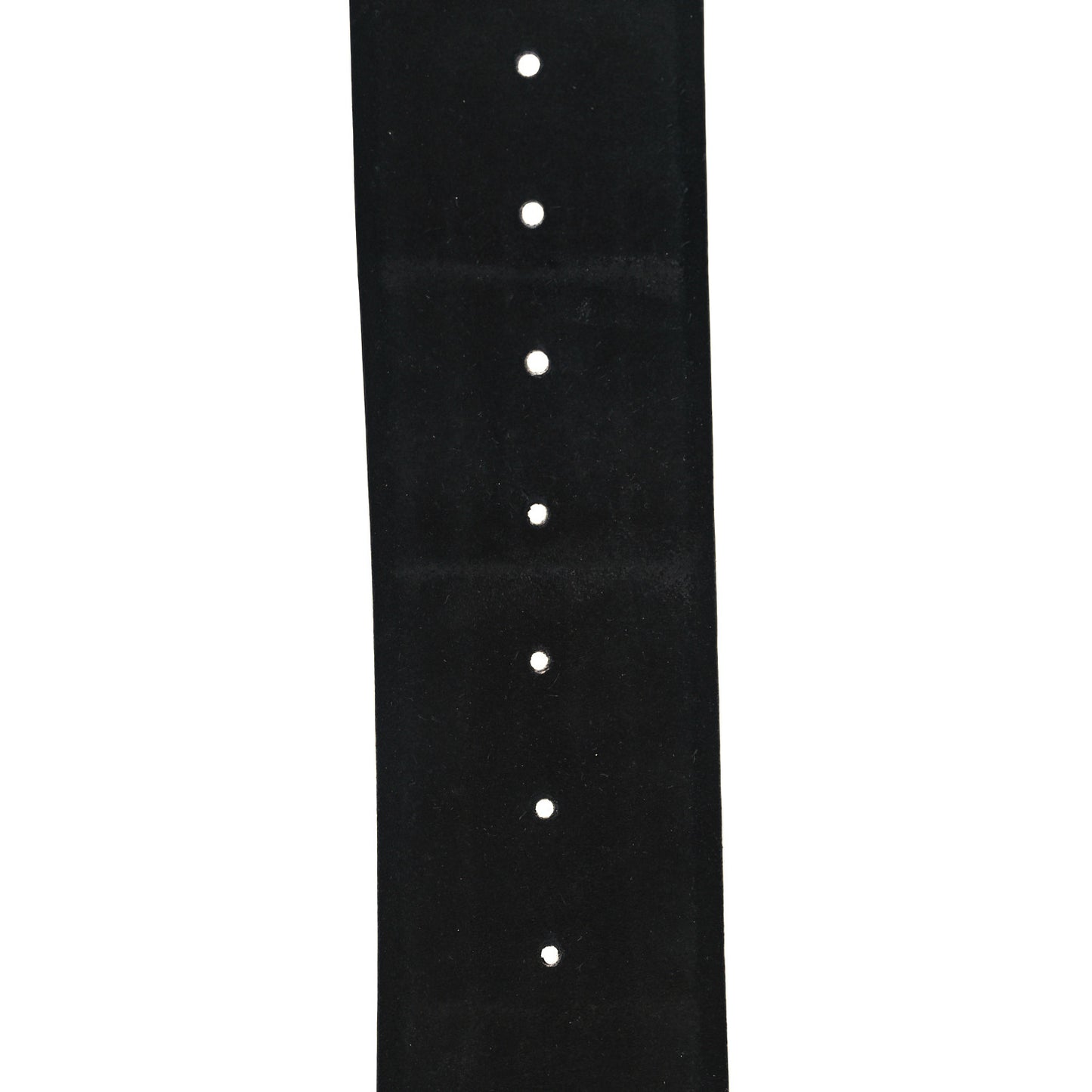 Suede Pearl Logo Chain Belt 80 32 Black