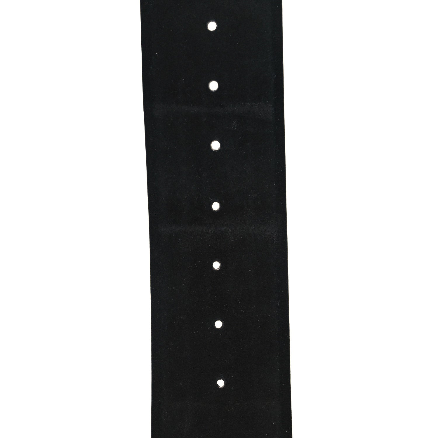 Chanel Suede Pearl Logo Chain Belt 80 32 Black 7 of 7