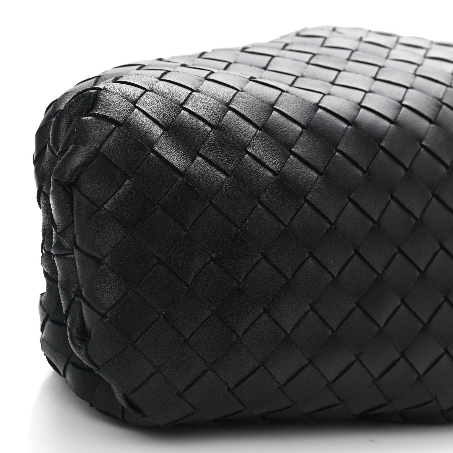 Bottega Veneta Nappa Maxi Intreccio The Pouch Oversized Clutch Black 10 of 11