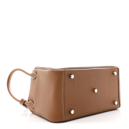 Hermes Taurillon Clemence Lindy 26 Gold 4 of 11