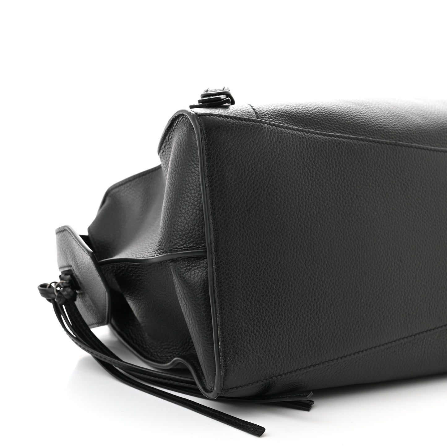 Grained Calfskin Black Hardware Neo Classic City Black