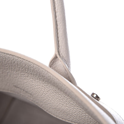 Saint Laurent Grained Calfskin Baby Sac De Jour Souple Ivory 9 of 9