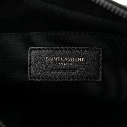 Saint Laurent Calfskin Matelasse Monogram Monochrome Lou Camera Bag Black 6 of 10
