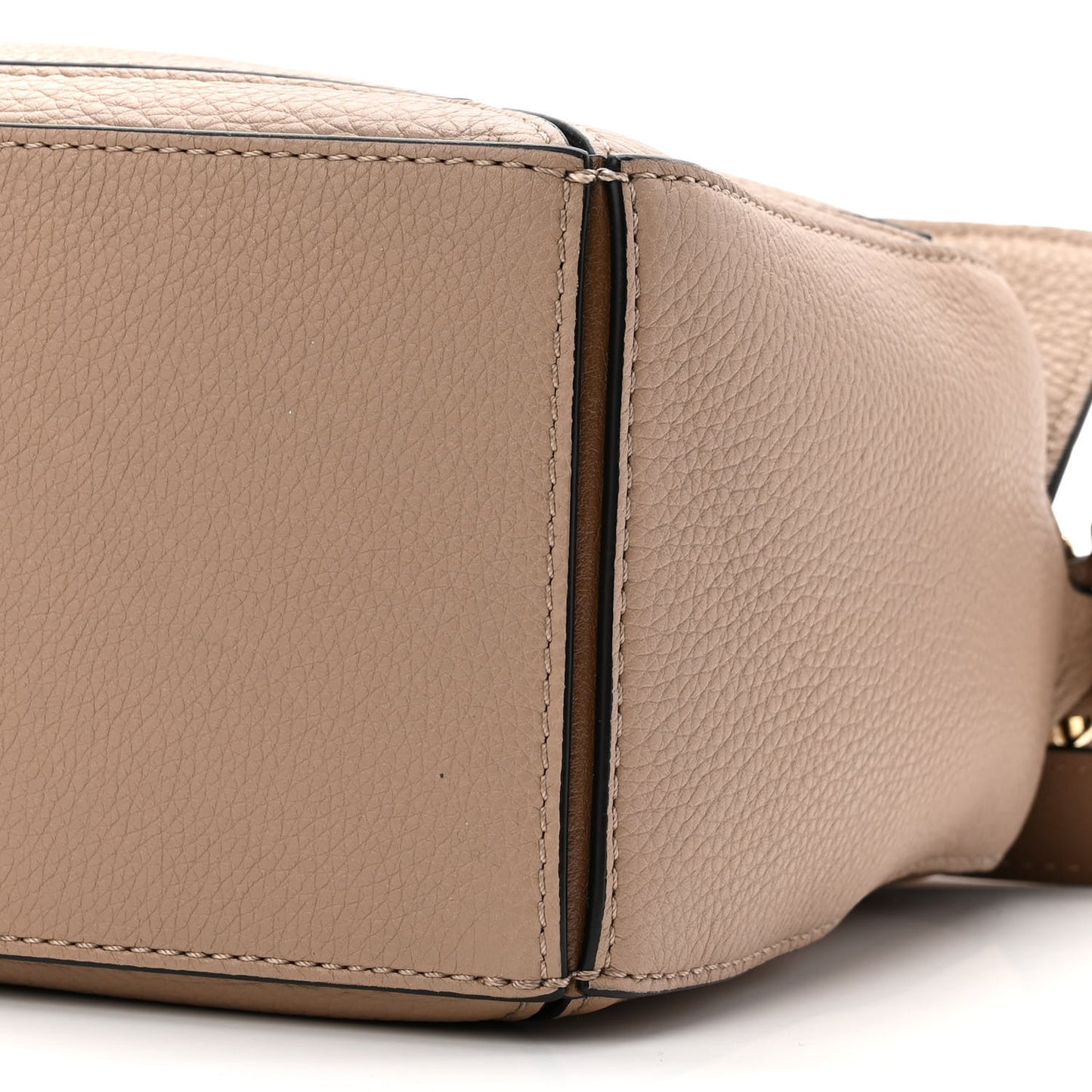 Grained Calfskin Small Puzzle Bag Sand Mink